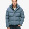 Everest kort pufferjack met capuchon