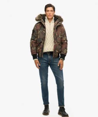 Everest Puffer bomberjack met capuchon