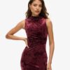 Fluwelen maxi-jurk