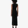 Fluwelen maxi-jurk