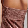 Fluwelen mini-cami-jurk met cups Fluwelen mini-cami-jurk met cups