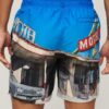 Fotografische gerecyclede zwemshort van 43 cm Fotografische gerecyclede zwemshort van 43 cm
