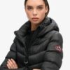 Fuji gewatteerde jas met capuchon