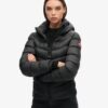 Fuji gewatteerde jas met capuchon