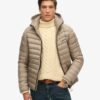 Fuji hooded gewatteerde jas