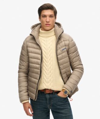 Fuji hooded gewatteerde jas