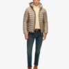Fuji hooded gewatteerde jas