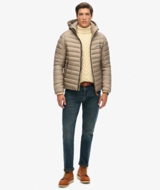 Fuji hooded gewatteerde jas