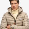 Fuji hooded gewatteerde jas