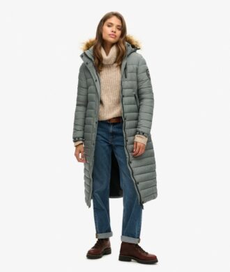 Fuji Hooded Longline Puffer Jacket