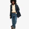 Fuji Hooded mid-length Puffer jas Fuji Hooded mid-length Puffer jas