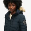Fuji Hooded mid-length Puffer jas Fuji Hooded mid-length Puffer jas