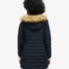 Fuji Hooded mid-length Puffer jas Fuji Hooded mid-length Puffer jas