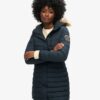 Fuji Hooded mid-length Puffer jas Fuji Hooded mid-length Puffer jas