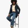 Fuji Hooded mid-length Puffer jas Fuji Hooded mid-length Puffer jas