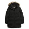 Fuji Hooded mid-length Puffer jas Fuji Hooded mid-length Puffer jas