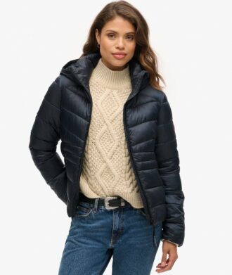 Fuji Hooded Quilted Padded Jacket