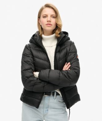 Fuji Hooded Quilted Padded Jacket