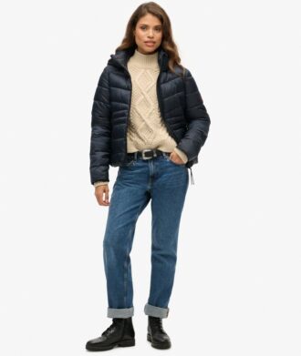 Fuji Hooded Quilted Padded Jacket