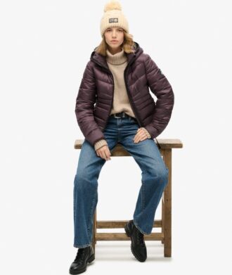 Fuji Hooded Quilted Padded Jacket