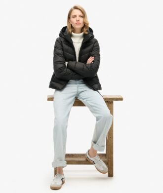 Fuji Hooded Quilted Padded Jacket
