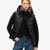 Fuji Quilt gewatteerd hooded gilet Fuji Quilt gewatteerd hooded gilet