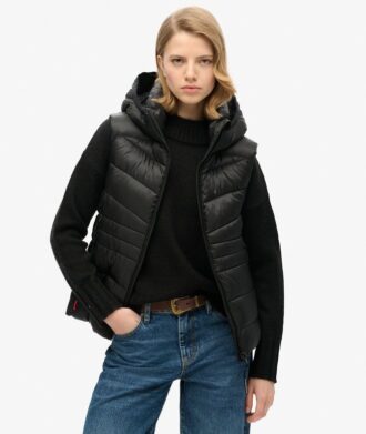 Fuji Quilt gewatteerd hooded gilet