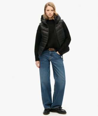 Fuji Quilt gewatteerd hooded gilet