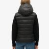 Fuji Quilt gewatteerd hooded gilet Fuji Quilt gewatteerd hooded gilet