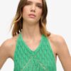 Gehaakte halter maxi-jurk Gehaakte halter maxi-jurk