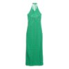 Gehaakte halter maxi-jurk Gehaakte halter maxi-jurk