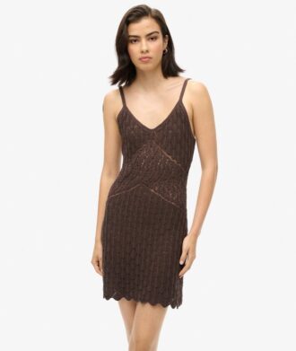 Gehaakte mini-cami-jurk