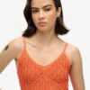 Gehaakte mini-cami-jurk