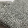 Geribbelde gebreide handschoenen