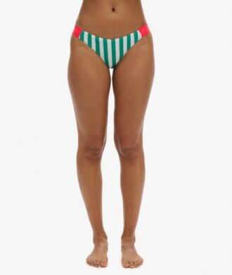 Gestreepte cheeky bikinibroek