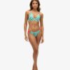 Gestreepte cheeky bikinibroek
