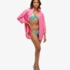 Gestreepte cheeky bikinibroek