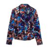 Getailleerd 70s-overhemd met print Getailleerd 70s-overhemd met print