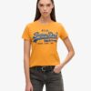 Getailleerd Vintage T-shirt met geborduurd logo Getailleerd Vintage T-shirt met geborduurd logo
