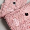 Handschoenen met kabelpatroon