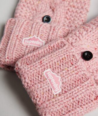 Handschoenen met kabelpatroon