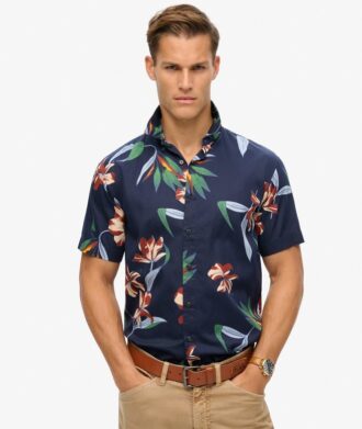 Hawaiiaans overhemd met korte mouwen