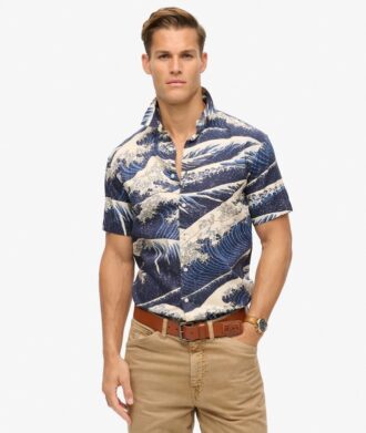 Hawaiiaans overhemd met korte mouwen