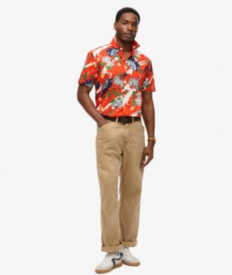Hawaiiaans overhemd met korte mouwen