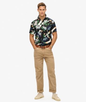 Hawaiiaans overhemd met korte mouwen