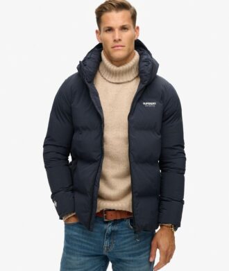 Hooded boxy Puffer jas