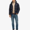 Hooded boxy Puffer jas