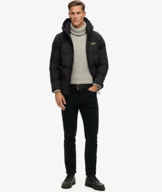 Hooded boxy Puffer jas