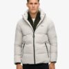 Hooded boxy Puffer jas
