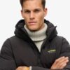 Hooded boxy Puffer jas